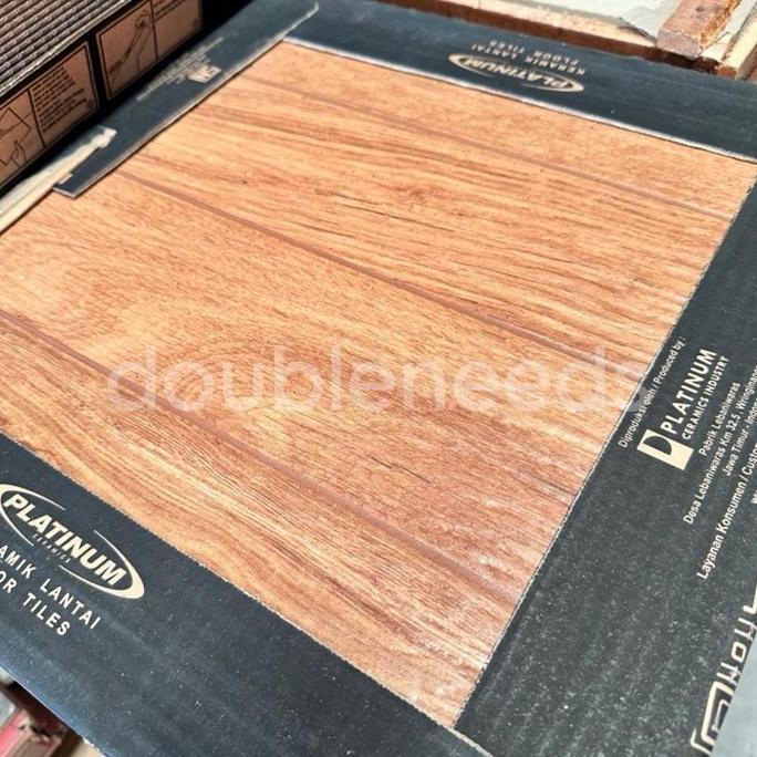 KERAMIK LANTAI AMAZON BROWN 40x40 / KERAMIK LANTAI MOTIF KAYU / KERAMIK LANTAI PLATINUM 40x40