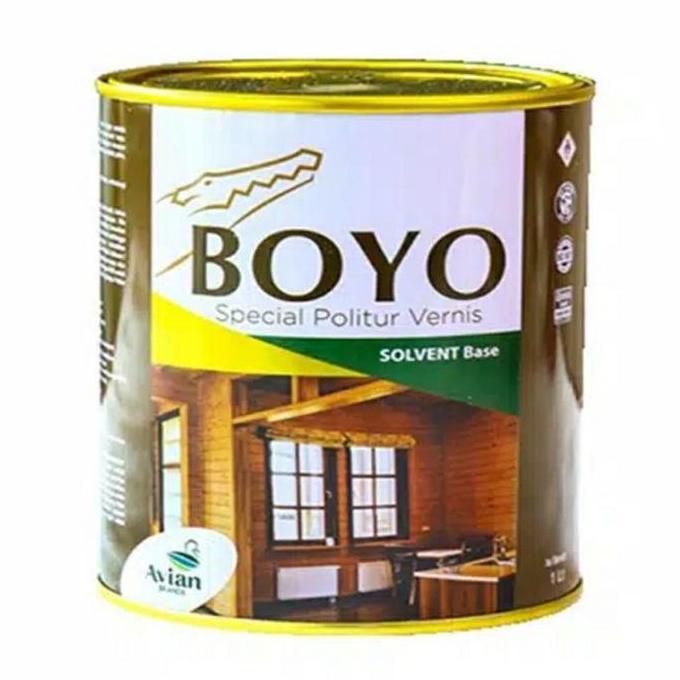 CAT POLITUR PELITUR PLITUR VERNIS PERNIS KAYU BOYO 1 KG PERNIS KUSEN PINTU MEJA KURSI LEMARI JENDELA