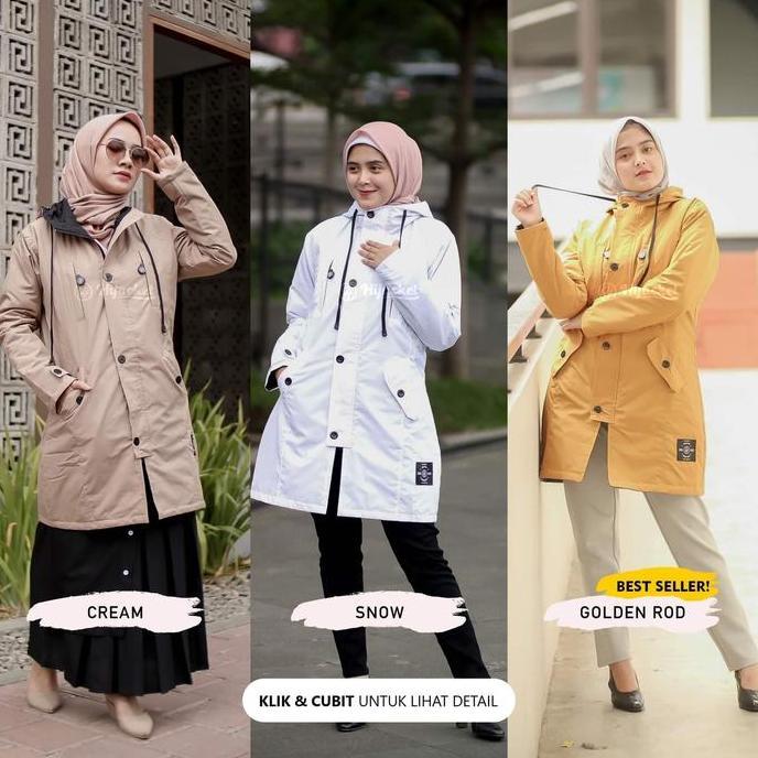 Jaket Muslimah Hijacket Ixora Original All Variant