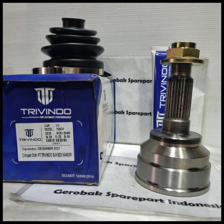 TERMURAH CV JOINT OUTER / AS RODA LUAR - TIMOR DOHC / SOHC TRIVINDO 