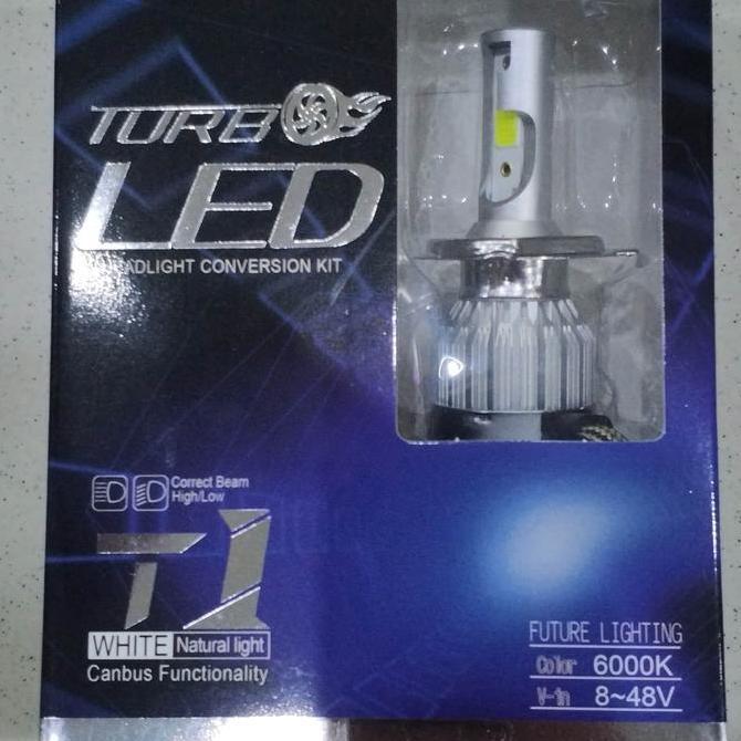 MAADSTORE lampu led H4 TURBO T1 model C6 Garansi
