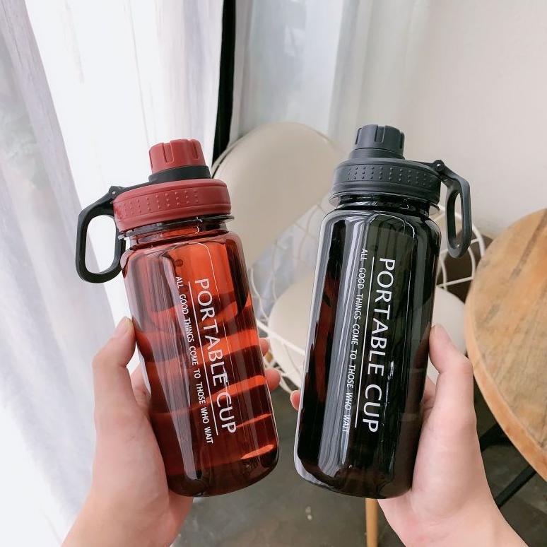 Botol minum 1 Liter portable cup botol air minum olahraga