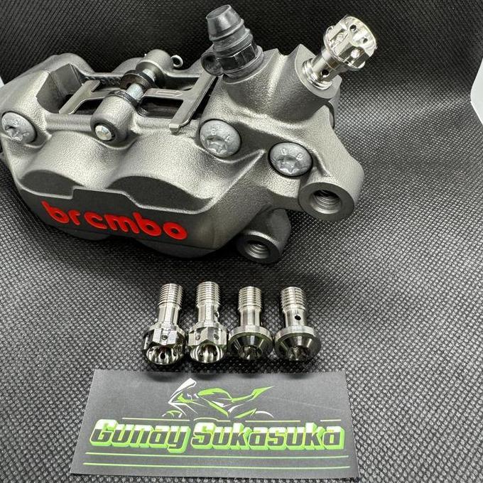 Baut Titanium Banjo Kaliper Brembo Ninja R SS RR OLD New RR Original