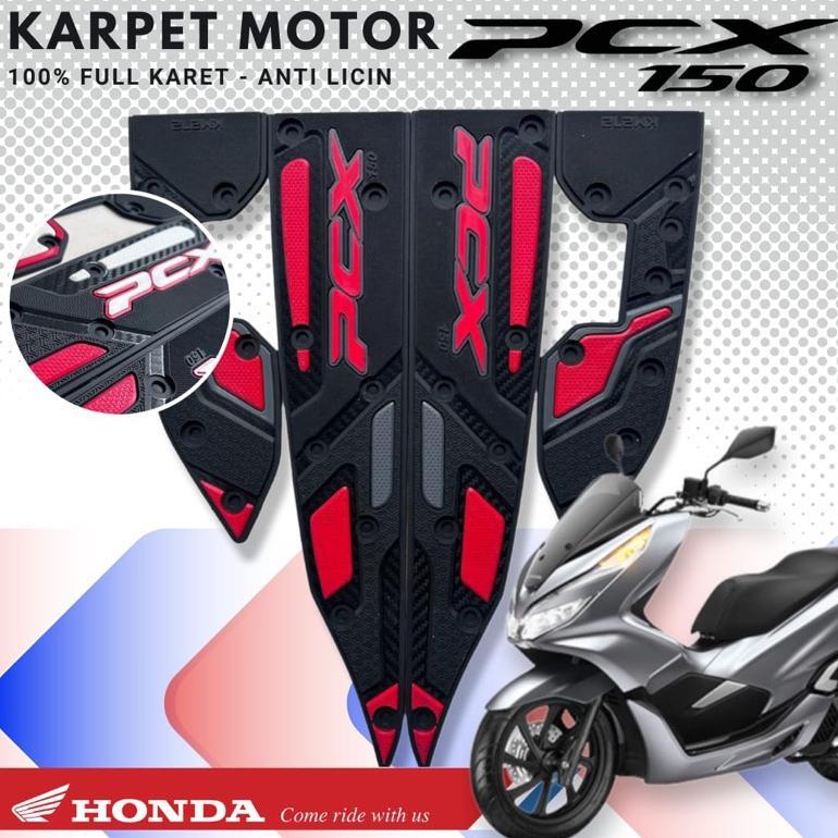Karpet Motor Pcx 150 / Alas kaki Pcx 150 / Pijakan Kaki Pcx 150 / Aksesoris Motor Pcx 150