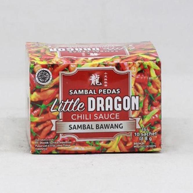 Little Dragon Sambal Bawang Box 10X8G Sambal Sambel Cabai Hot