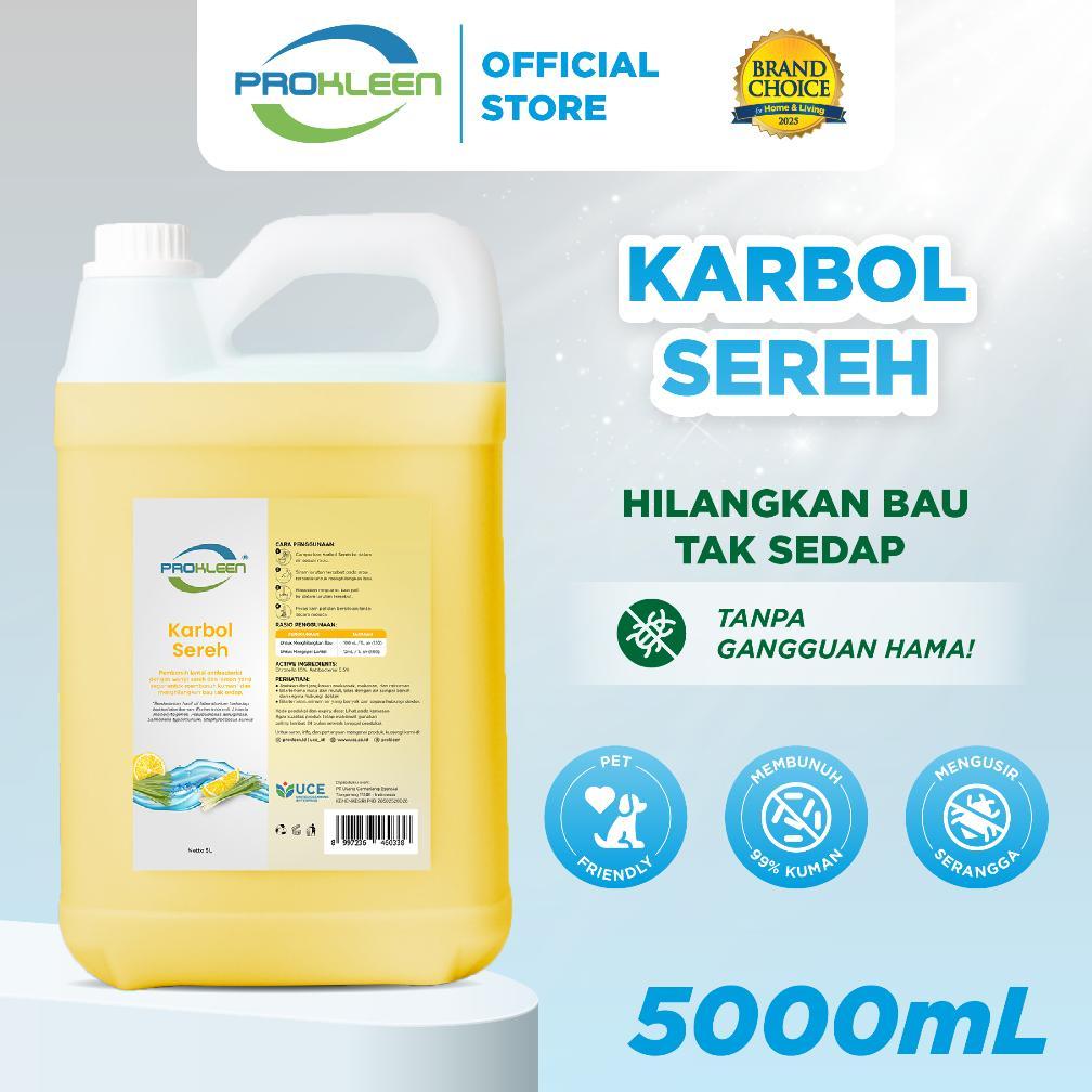 PROKLEEN Karbol Sereh Antibacterial 5L Konsentrat