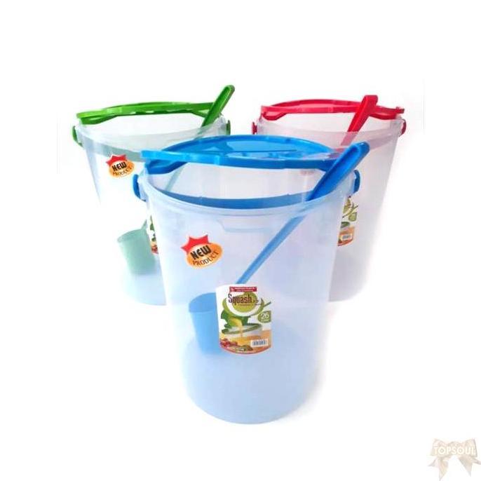 IRMAZUKI81 - SQUASH JAR 26 LITER CONTAINER + DIPPER / WADAH TEMPAT ES BUAH + GAYUNG