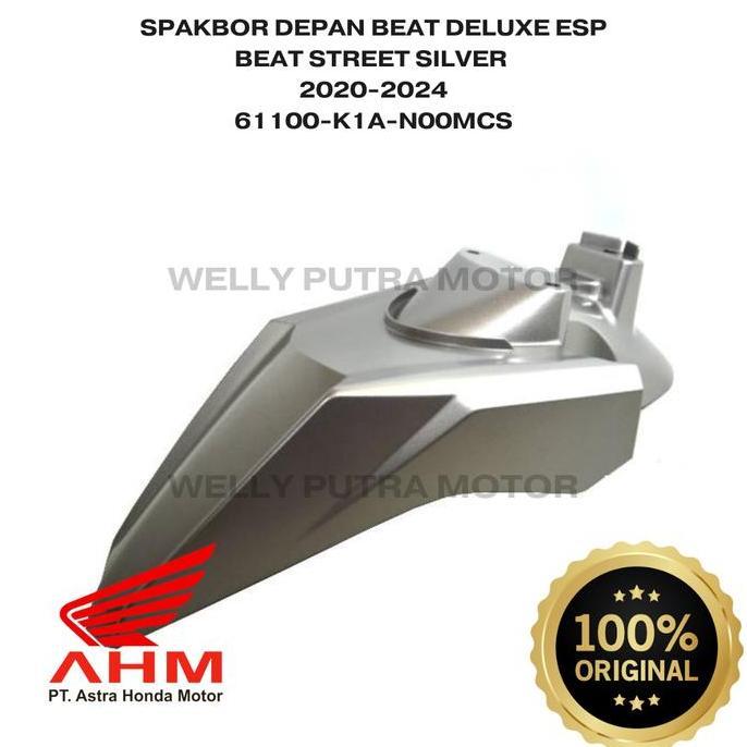 Spakbor Depan Beat Street Beat Deluxe 2020-2023 Silver Harga Spesial!