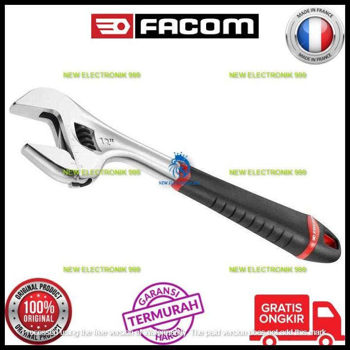 HOT DEAL FACOM WRENCH ADJUSTABLE GRIP 8IN 101.8G 10201704 !