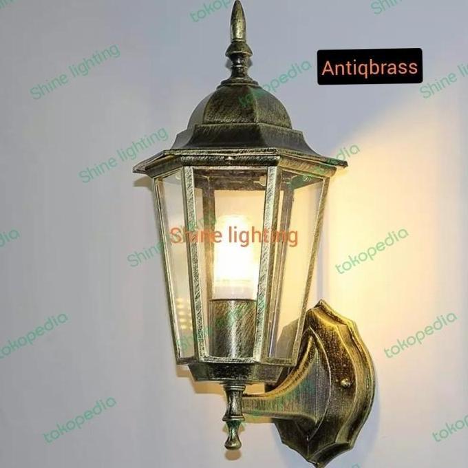 Lampu dinding klasik outdoor waterproof teras tipe LD1009 A/S