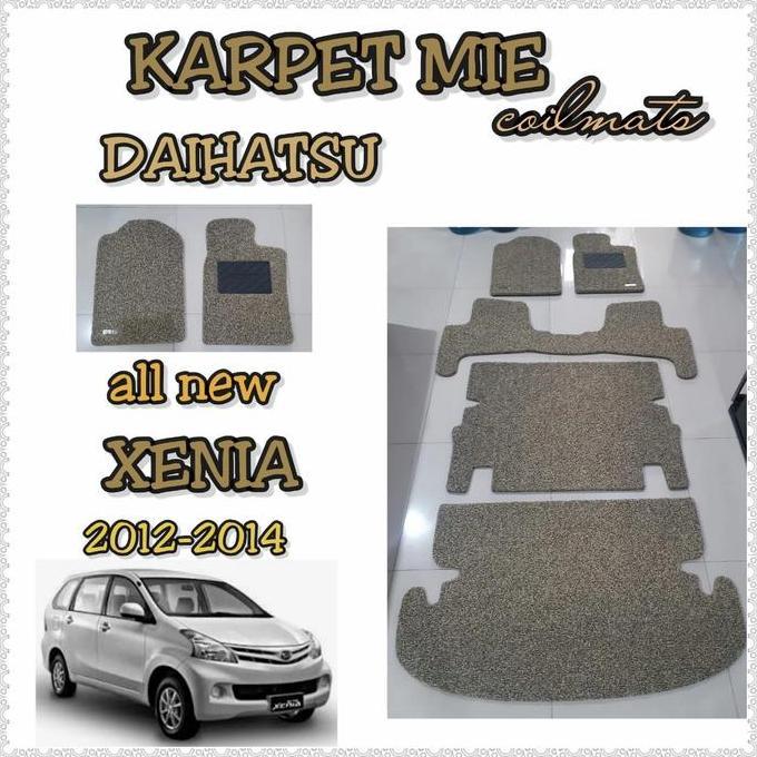 Promo karpet mie bihun all new xenia / all new avanza 2012 - 2014 Diskon