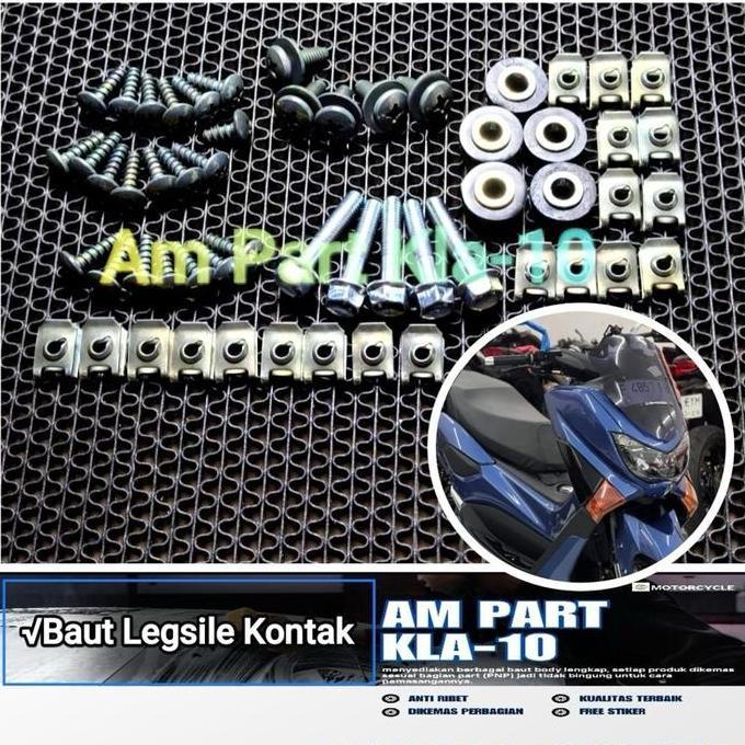 Murah Baut Body Lengkap Yamaha Nmax Old 2016-2019/Baut Fullbody Yamaha Nmax Old