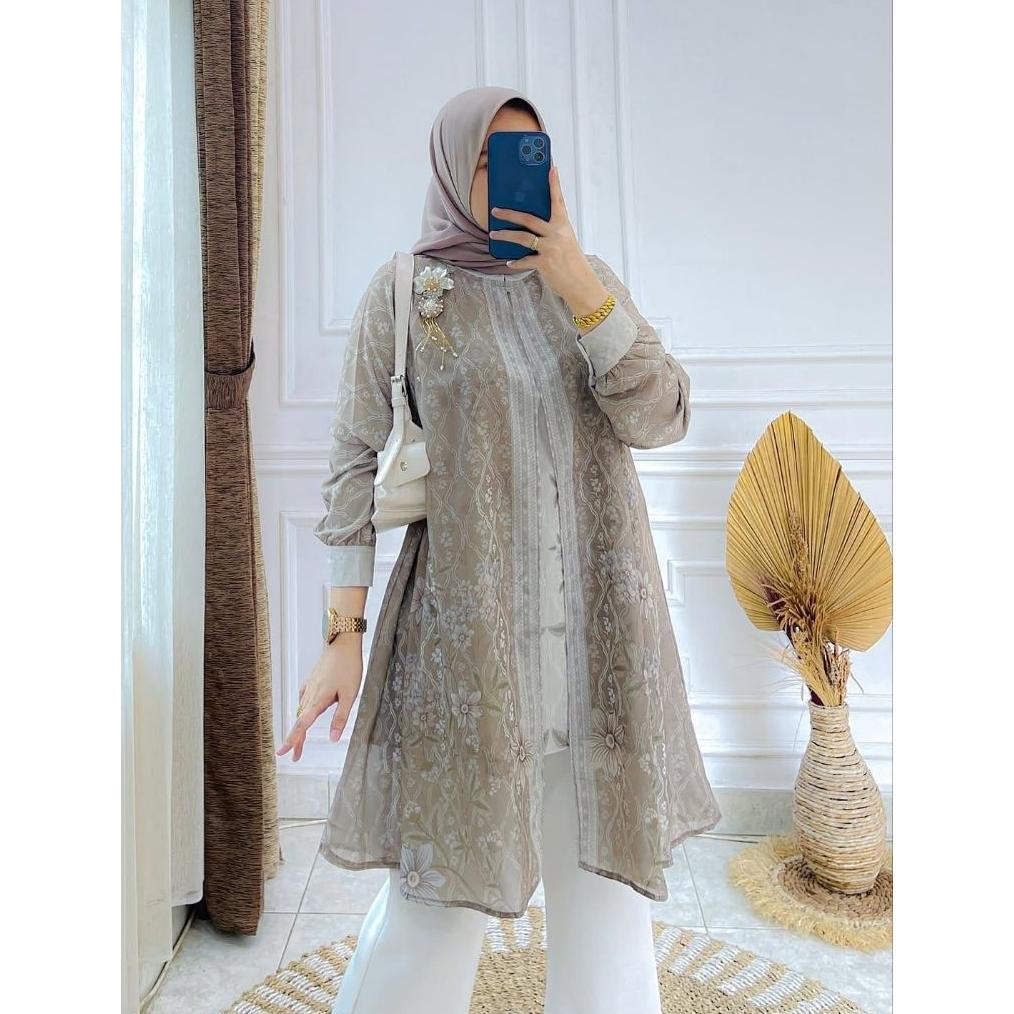 DISKON ANGGUN TUNIK BY HMF LUXURY