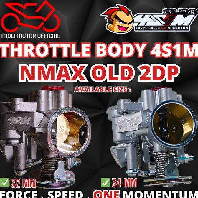 THROTTLE BODY TB 4S1M NMAX 155 OLD N-MAX N MAX 2DP TB RACING 4S1M 30MM 32MM 34MM 36MM 30 32 34 36 MM