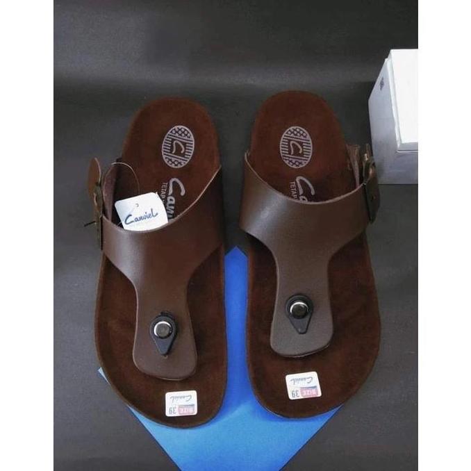 Termurah / Hot Sale (Promo) Sandal Jepit Slop Cavil Casual Pria Sandal Jepit Pria / Sandal Kulit / S