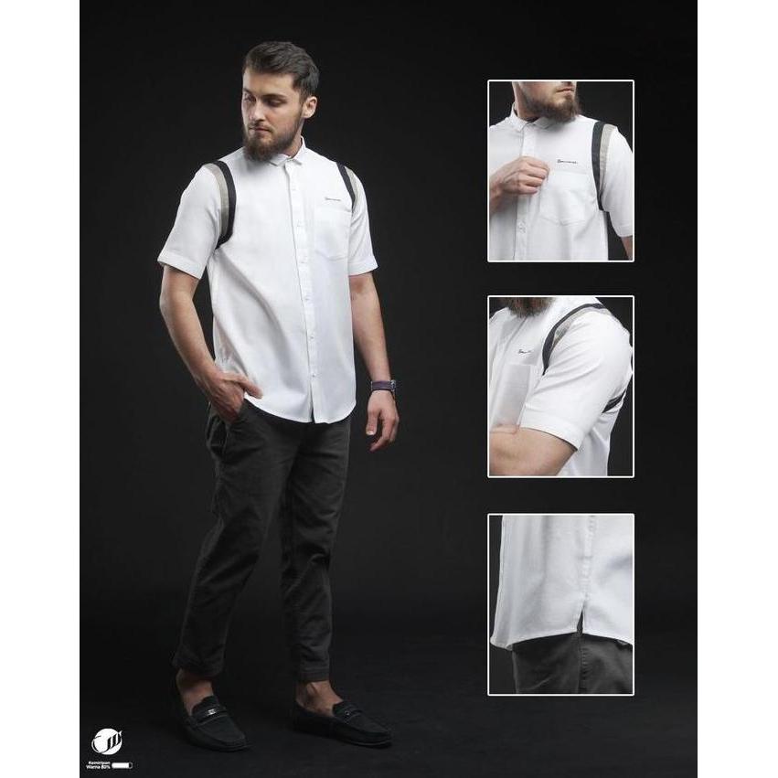 Samase Kemko Shoulder Stripe Lengan Pendek U145P Cotton Twill 2.1