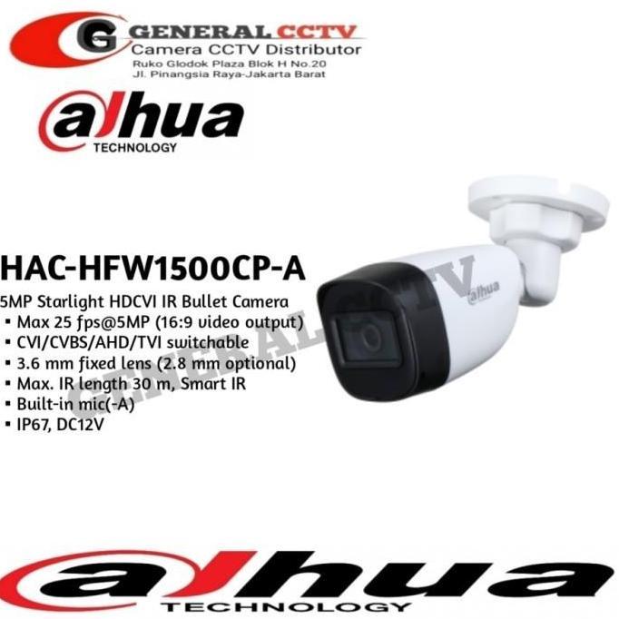 Murah Paket 4Kamera Audio Dahua 5Mp Dvr 4Ch + Hardisk 1Tb Paket Siap Pasang Smart Cctv