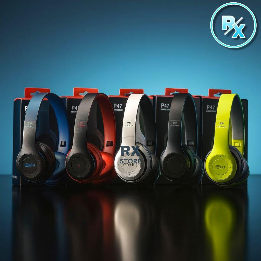 BIG PROMO Headphone Bando Bluetooth P47 Wireless Headset Handsfree Musik Bass Stereo