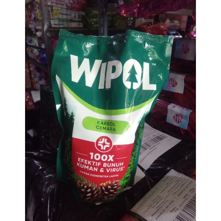 [ 1Karton ] Wipol Karbol Cemara 750 ml Pembersih Lantai 750ml