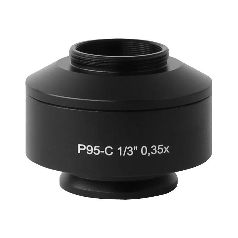 P95 microscope C mount adapter 0.35x 0.5x 0.65x 0.8x 1x 1.2x 1.5x 2.25x camera C mount adapter compa