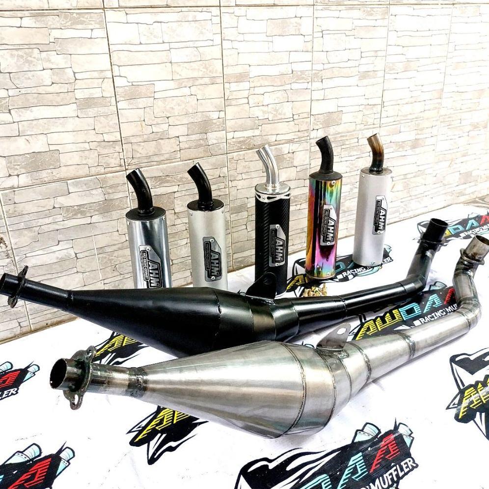 Harga Miring Knalpot Fiz R Pernis Ahm Hitam Carbon Pelangi Crom Motor Fizr 2Tak Racing