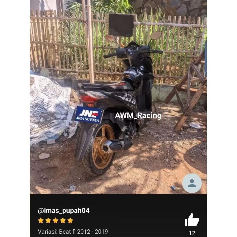 Grade Ori Terlaris Knalpot Standar Racing Beat Fi Esp Karbu Beat Deluxe Street Mio Smile Sporty Nmax