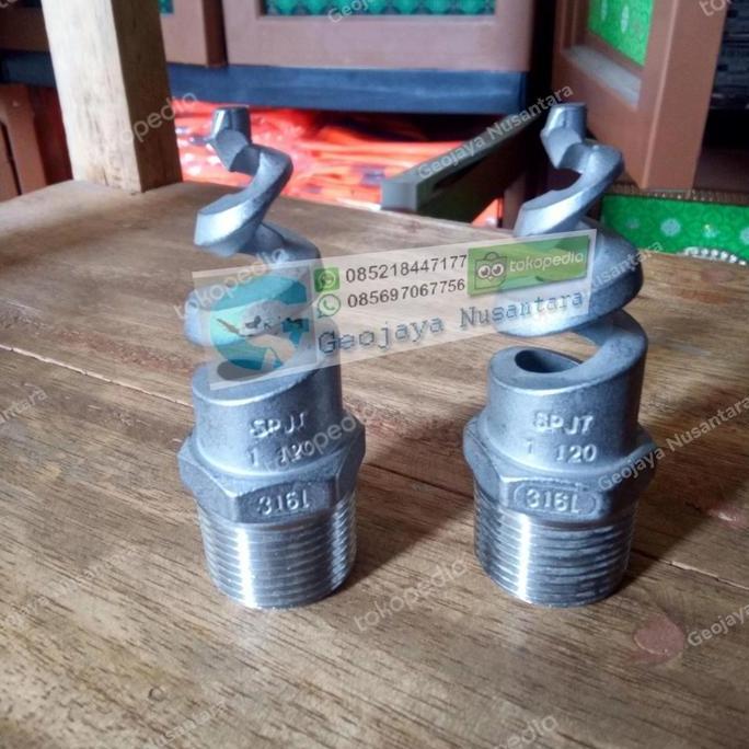 Nozzle Spiral cone 1" - Nozzle Spray Sprinkler Head Stainless