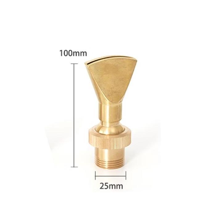 Kepala Nozzle Kolam Air Mancur / Nosel Air Mancur Bentuk Kipas / Fountain Pond Nozzle