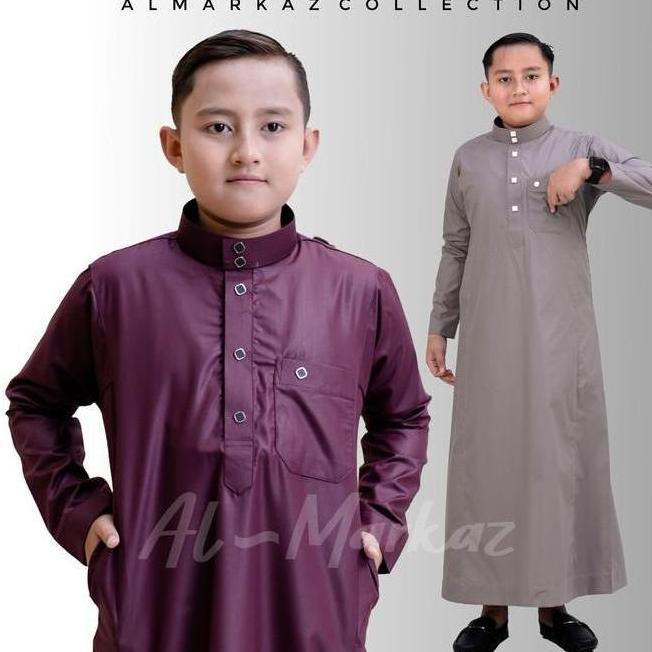 New Jubah Pria Muslim Slimfit Anak "Benzema Panjang Remaja Terlaris