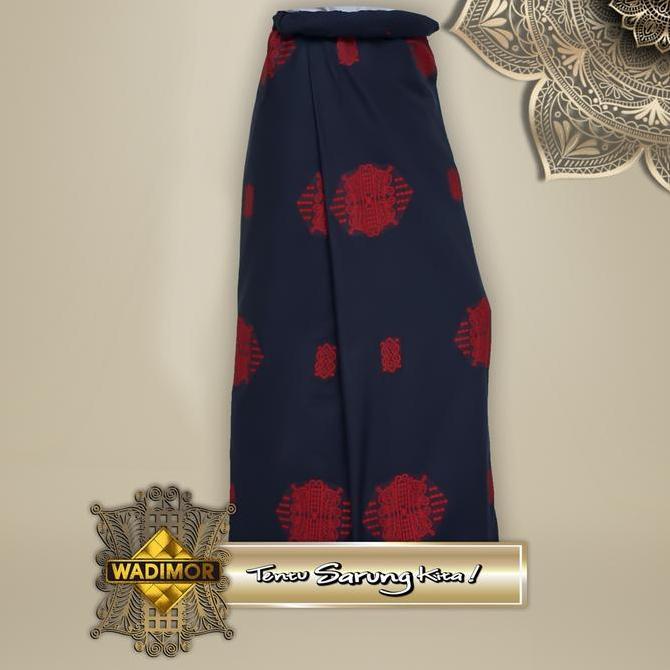 Wadimor Sarung Tenun Jacquard Bordir Pintu Aceh Kain Katun Dewasa