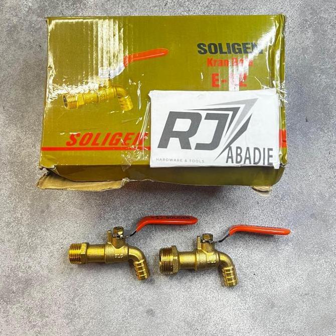 FATHERGLOUDES - KRAN AIR KERAN BOLA TEMBOK TAMAN FULL KUNINGAN SOLIGEN E02 1/2" 3/4"