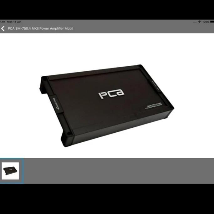 Promo power PCA sm2-750.4 MKII power amplifier mobil pca sm 750 Diskon
