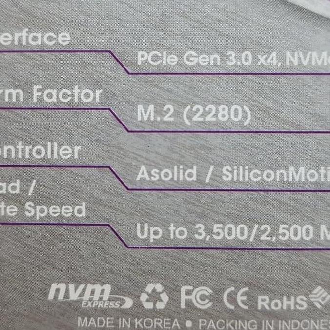 Saverain- Ssd M.2 Nvme 256Gb Hyper V-Gen