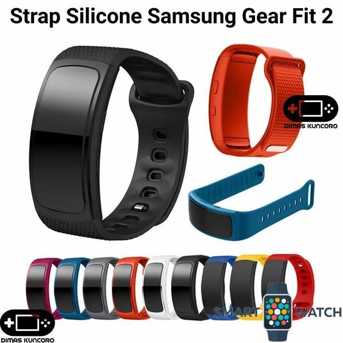 Strap Silicone Samsung Gear Fit 2 Pro tali rubber silikon samsung gear fit 2 pro R360 R365