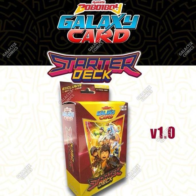 NEW  BoBoiBoy Galaxy Card Starter Deck - 23 Cards + 1 Battle Arena - Version 1.0 2.0 3.0 4.0 5.0 6.0