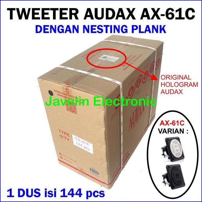 Grosir 1 dus AX 61C Tweeter Walet Audax Nesting Plank isi 144 AX61C 61 terlaris