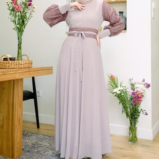 Gamaleea - Anika Sarimbit Lilac / Family Set / Sarimbit Keluarga / Baju Couple Keluarga / Baju Musli