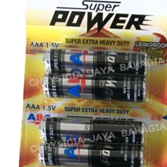 Lansungkirim- Batre Abc Aaa - Baterai Abc Kecil Remot - Battery Abc A3 Power Batrei