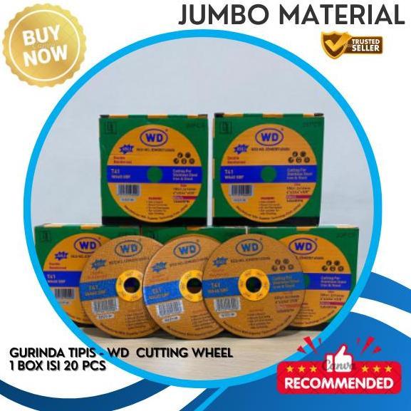 Powerx- Batu Gurinda Wd Batu Gerinda Wd Batu Potong Wd Batu Gerinda Wd 4" Wd Cutting Wheel 4" Inch -