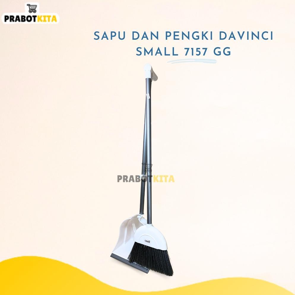 [CUP] Set Sapu dan Pengki Davinci  / Sapu & Pengki Putih Floor Cleaner Set / Sapu Dan Serokan Lantai