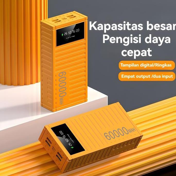 Lansungkirim- Lentiven Powerbank 60000Mah 4 Usb Fast Charging W7