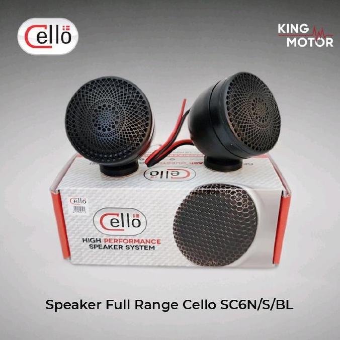 Cello SC6N/S/BL - Speaker Fullrange Full Range terlaris