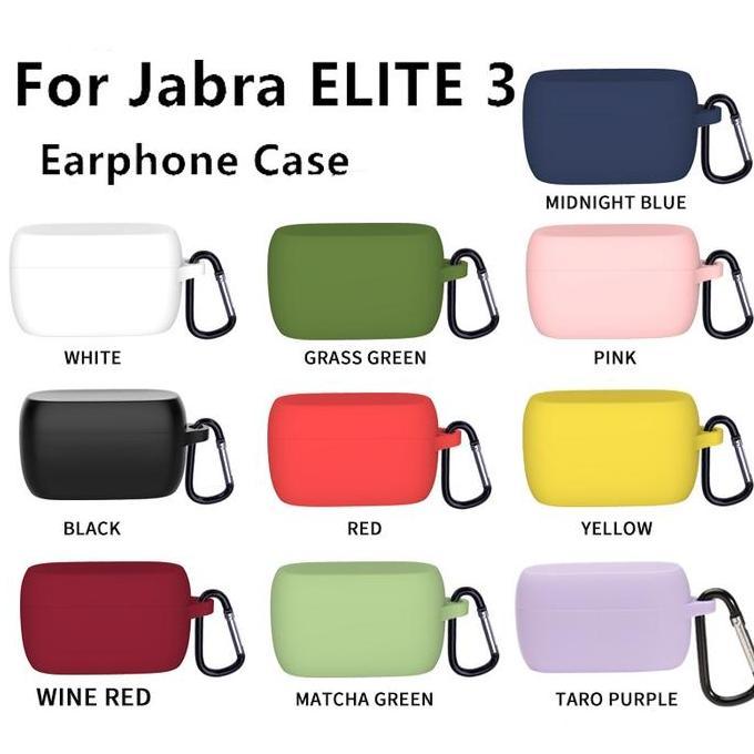 Soft Case Silikon TWS Jabra Elite 2 3 + carabiner