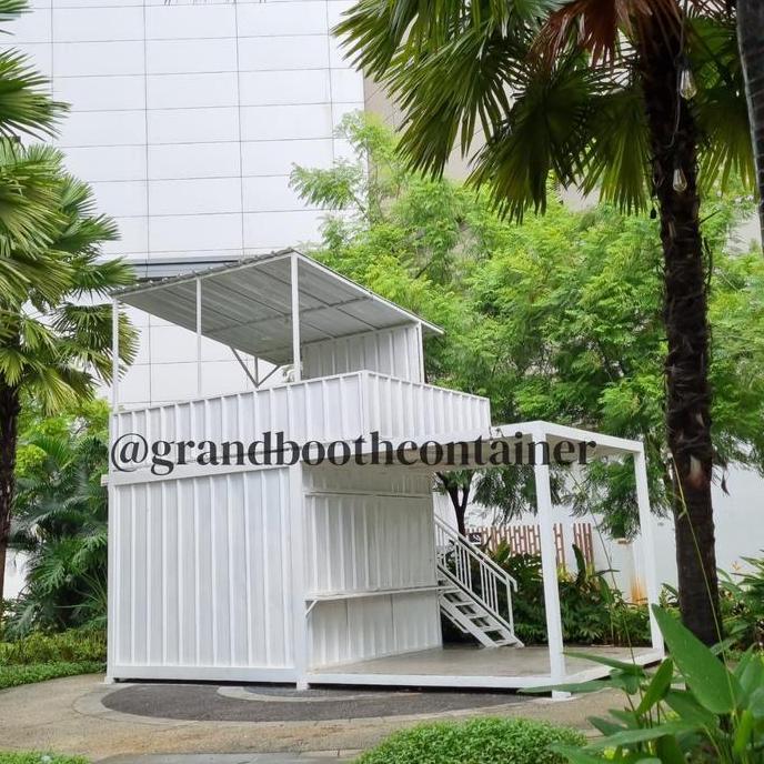 Terlaris Cafe Container 2 Lantai Double Deck 6X3M Custom #116 Booth Container