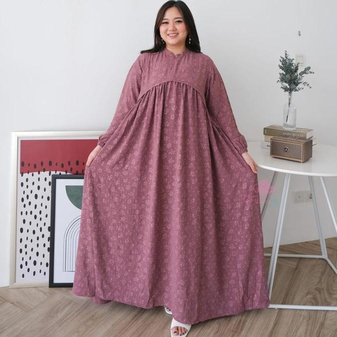 Jumbo gamis siera ld 120 130 140 cm dress wanita muslim