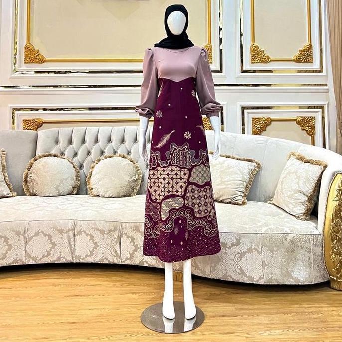 Dres wanita batik dengan model terbaru