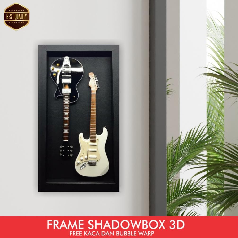 [GRY] frame shadowbox musik Frame pigura musik Dekorasi studio figura musik dekorasi studio musik