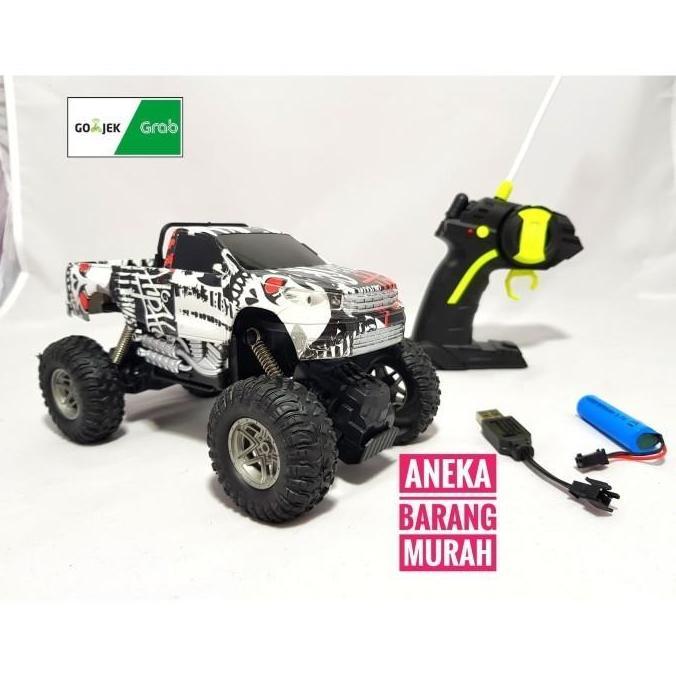 Lansungkirim- Rc Jungle Rc Rock Crawler Climbing Offroad 1/18 Kado Mainan Anak Murah