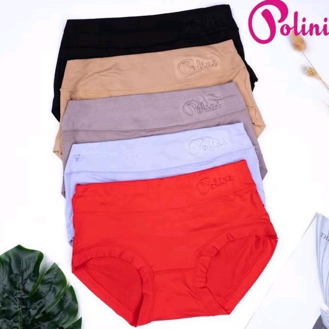 Lusinan Celana Dalam wanita polini 1241 supersoft Lembut Nyaman Katun