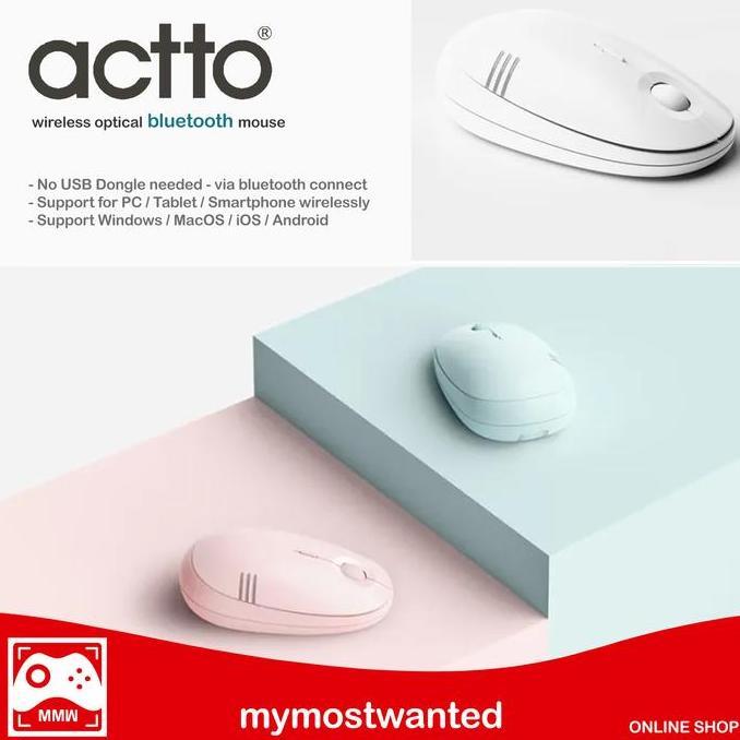 ACTTO Wireless Bluetooth Mouse - no dongle needed - Korea best design